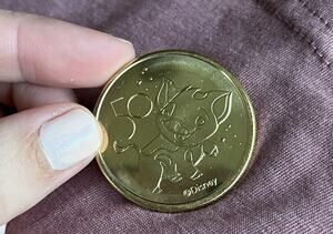 2021 Walt Disney World 50th Anniversary Metal Medallion Coin - Pua From Moana